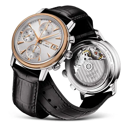 Tissot Bridgeport Gent Automatic Chrono 18k Gold Diamonds T921.427.46.036.00