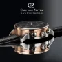  Zdjęcie 4 Carl von Zeyten Buhl Automatic Open-Heart Big Date Calendar Rose Gold PVD CVZ0029RBK