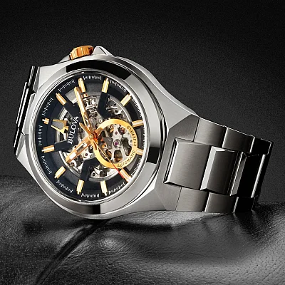 Bulova Maquina Automatic Skeleton 98A224