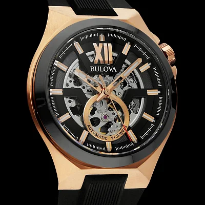 Bulova Maquina Automatic Skeleton 98A177