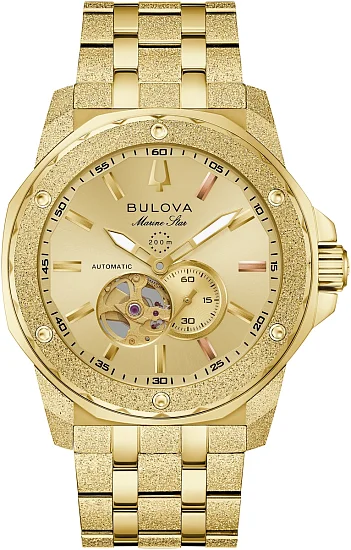 Bulova Marine Star Automatic Open-Heart Marc Anthony Special Edition 97A200