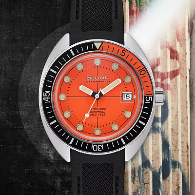 Bulova Oceanographer Devil Diver Snorkel Automatic 96B350