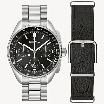 Bulova Precisionist Lunar Pilot Moonwatch Chronograph Set 96K111