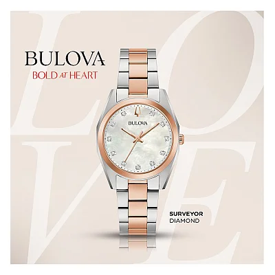 Bulova Surveyor Lady Diamonds 98P207