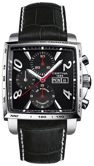 Certina DS Podium Square Automatic Chrono Valjoux C0015141605701