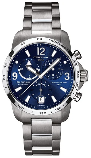 Certina DS Podium Big Size Chrono GMT Titanium C0016394404700