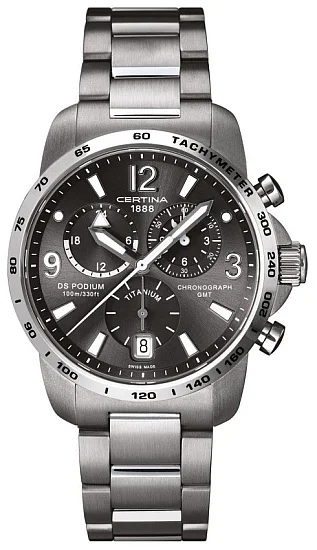 Certina DS Podium Big Size Chrono GMT Titanium C0016394408700