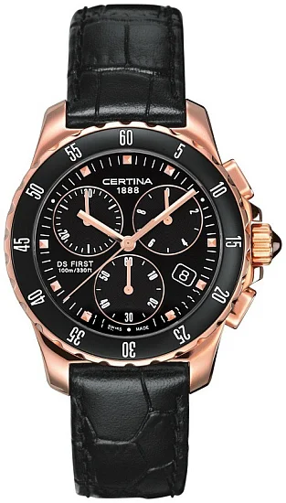 Certina DS First Lady Chrono Ceramic PVD C0142173605100