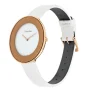 Zdjęcie 3 CALVIN KLEIN Lady Chic White Dial White Satin Rose Gold PVD K7N236K2