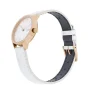Zdjęcie 4 CALVIN KLEIN Lady Endless Silver Dial White Leather Rose Gold PVD K7V236L6