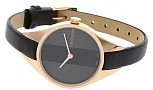 Zdjęcie 2 CALVIN KLEIN Lady Rebel Black Leather Rose Gold PVD K8P236C1