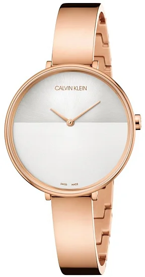 CALVIN KLEIN Lady Rise Silver-White Rose Gold PVD K7A23646