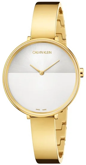 CALVIN KLEIN Lady Rise Silver-White Yellow Gold PVD K7A23546