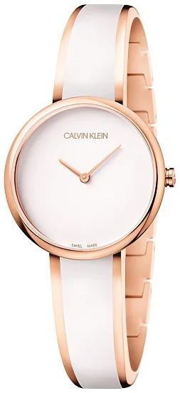 CALVIN KLEIN Lady Seduce White Rose Gold PVD K4E2N616