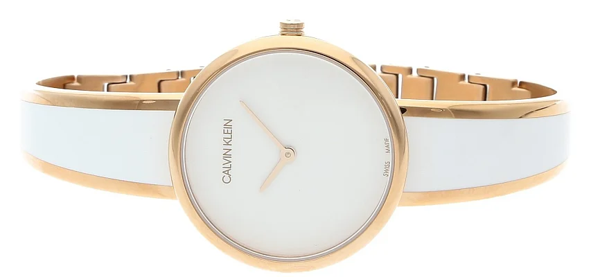CALVIN KLEIN Lady Seduce White Rose Gold PVD K4E2N616