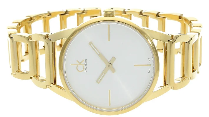 CALVIN KLEIN Lady Stately Yellow Gold PVD K3G23526