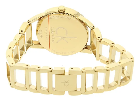 CALVIN KLEIN Lady Stately Yellow Gold PVD K3G23526