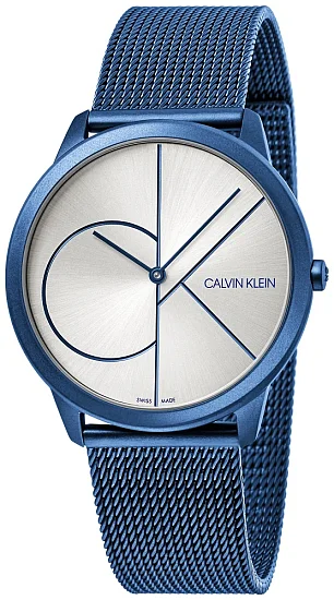 CALVIN KLEIN Minimal Big Mesh Blue PVD K3M51T56