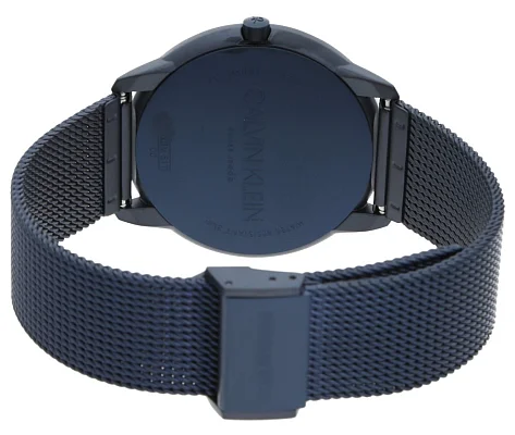 CALVIN KLEIN Minimal Big Mesh Blue PVD K3M51T56
