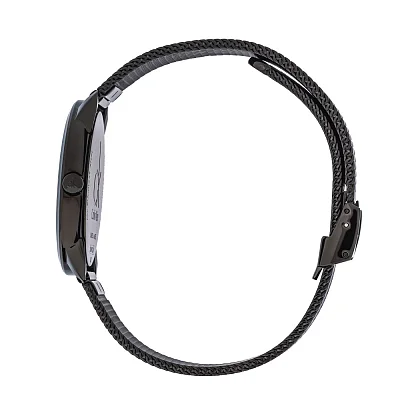 CALVIN KLEIN Minimal Medium Mesh Black PVD K3M224X1