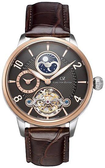 Carl von Zeyten Calw Automatic Day-Night GMT Open-Heart CVZ0046RBR