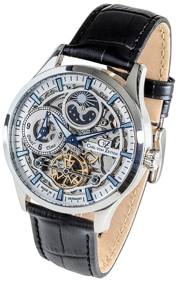 Carl von Zeyten Freiburg Automatic Day-Night GMT Skeleton Sapphire CVZ0063BLS
