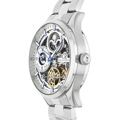 Carl von Zeyten Freiburg Automatic Day-Night GMT Skeleton Sapphire CVZ0063SLMS