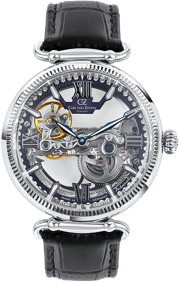 Carl von Zeyten Hausern Skeleton Sapphire Limited Edition CVZ0083BLS