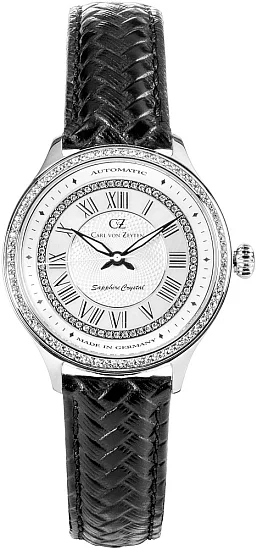 Carl von Zeyten Hornberg Lady Automatic Sapphire CVZ0068WHS