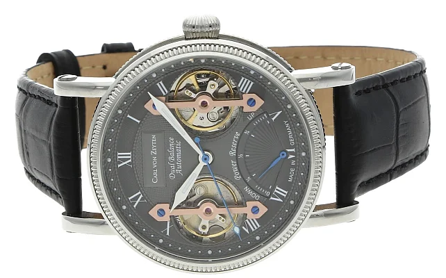 Carl von Zeyten Kinzig Dual Balance Automatic Open-Heart Power Reserve CVZ0024GU