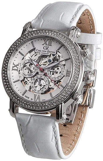 Carl von Zeyten Kniebis Lady Automatic Skeleton CVZ0062WH