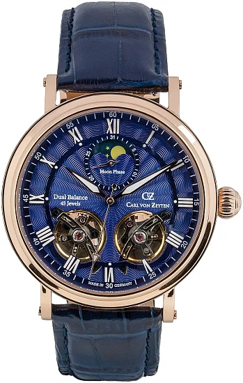 Carl von Zeyten Murg Automatic Open-Heart Moonphase Sapphire CVZ0054RBSR