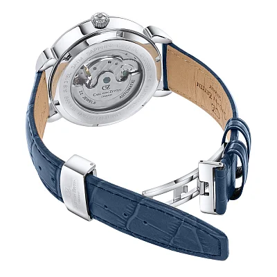 Carl von Zeyten Neukirch Automatic Moonphase GMT Skeleton Sapphire CVZ0005BLGS