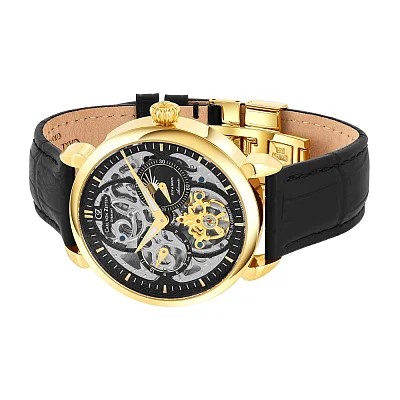 Carl von Zeyten Neukirch Automatic Moonphase GMT Skeleton Sapphire CVZ0005GBKS