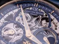  Zdjęcie 5 Carl von Zeyten Neukirch Automatic Moonphase GMT Skeleton Yellow Gold PVD Sapphire CVZ0005GBLS