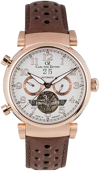 Carl von Zeyten Ruhestein Automatic Open-Heart Big Date Calendar Sapphire CVZ0075RWHS