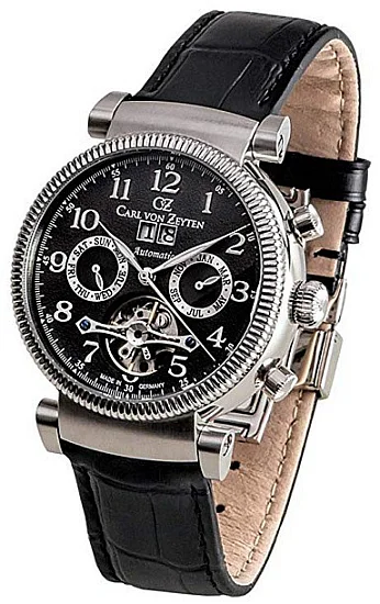 Carl von Zeyten Schluchsee Automatic Big Date Calendar Open-Heart CVZ0049GY