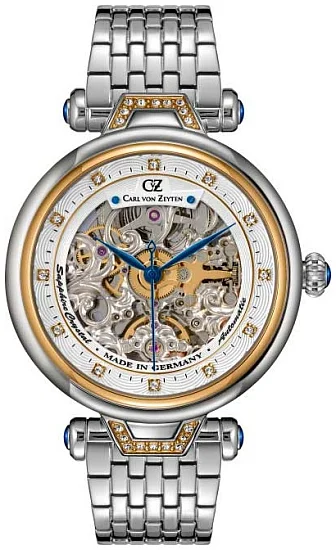 Carl von Zeyten Simonswald Lady Automatic Skeleton Sapphire CVZ0070RWMS