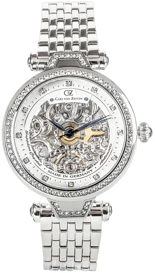 Carl von Zeyten Simonswald Lady Automatic Skeleton Sapphire CVZ0071WHMS