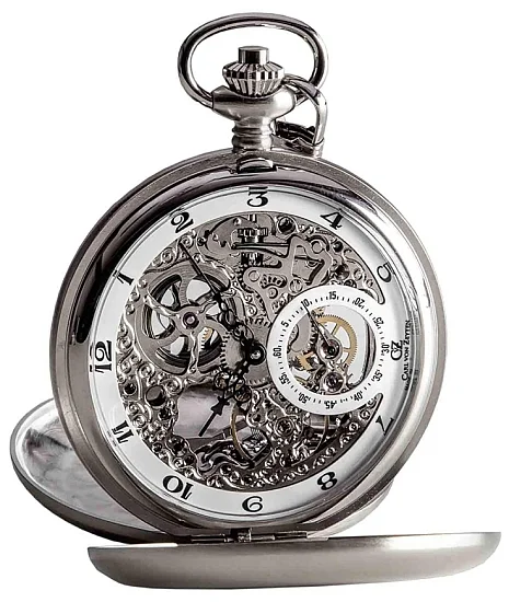 Carl von Zeyten Taschenuhr Mechanical Pocket Watch CVZ0039WH