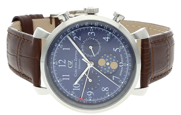 Carl von Zeyten Urach Quartz Moonphase CVZ0015BL
