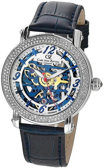 Carl von Zeyten Wolfach Lady Automatic Skeleton CVZ0061BL