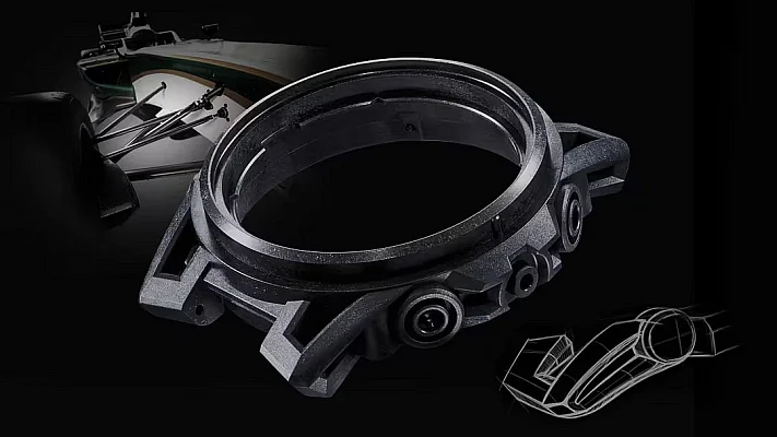 Casio Edifice Analog-Digital Carbon Smartphone Link Bluetooth Honda Racing Limited Edition ECB-2000HR-1AER