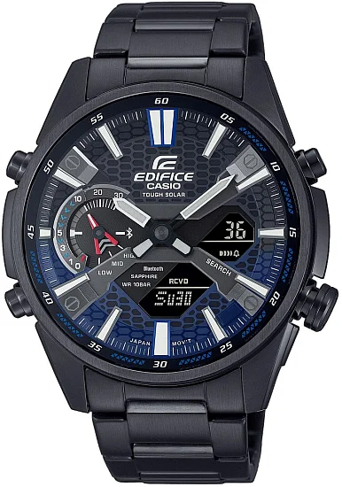 Casio Edifice Analog-Digital Smartphone Link Bluetooth Solar Sapphire ECB-S100DC-2AEF