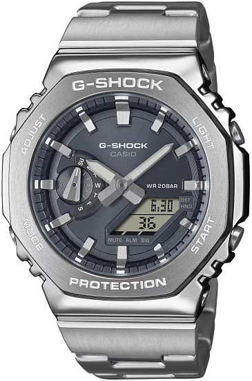 Casio G-Shock Steel Analog-Digital Metal-Covered GM-2110D-8AER