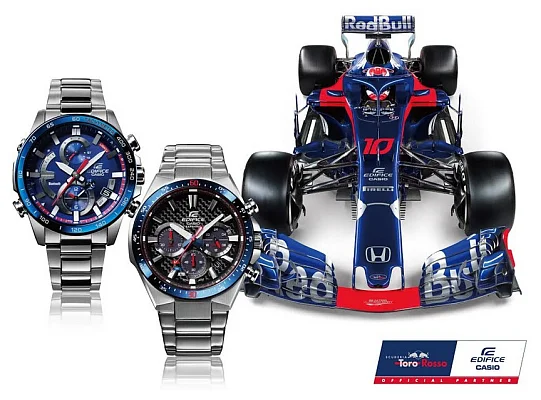 Casio Edifice Smartphone Link Bluetooth Scuderia Toro Roso Limited Edition EQB-900TR-2AER