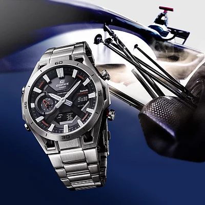 Casio Edifice Solar Analog-Digital Smartphone Link Bluetooth ECB-2300D-1AEF