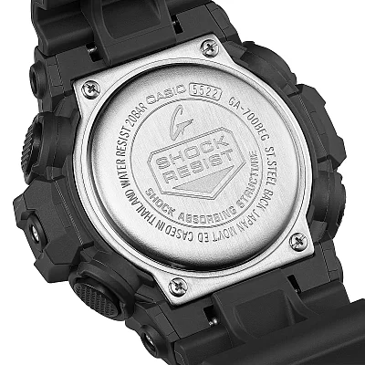 Casio G-Shock Analog-Digital Black and Electro Green Special Edition GA-700BEG-1AER