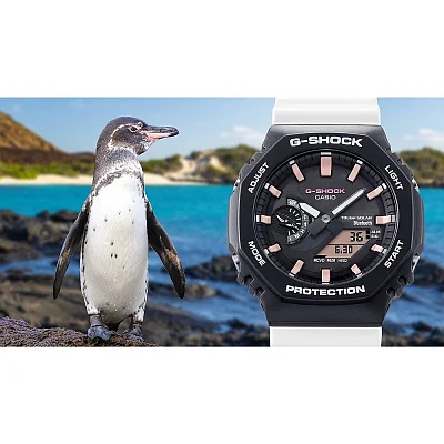 Casio G-Shock Analog-Digital Bluetooth Solar Charles Darwin Foundation Galapagos Special Edition GA-B2100CD-1A7ER