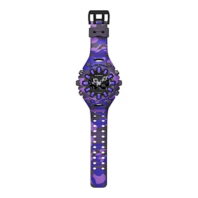 Casio G-Shock Analog-Digital Bold Violet-Blue Camo GA-V01CMG-6AER